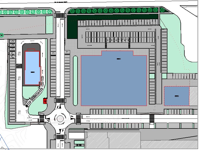 Exteriores de um espaço comercial em Leça da Palmeira